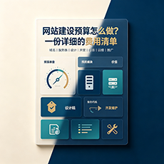 蚌埠建站-网站建设预算怎么做？一份详细的费用清单