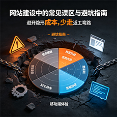 龙子湖建站-网站建设中的常见误区与避坑指南