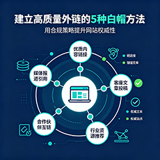 淮上建站-建立高质量外链的5种白帽方法